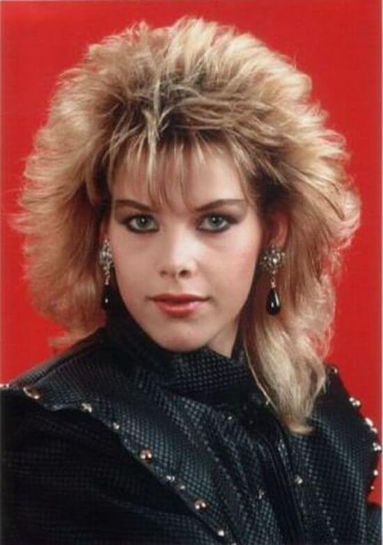Прически в стиле 80 х годов на средние волосы - 101 фото