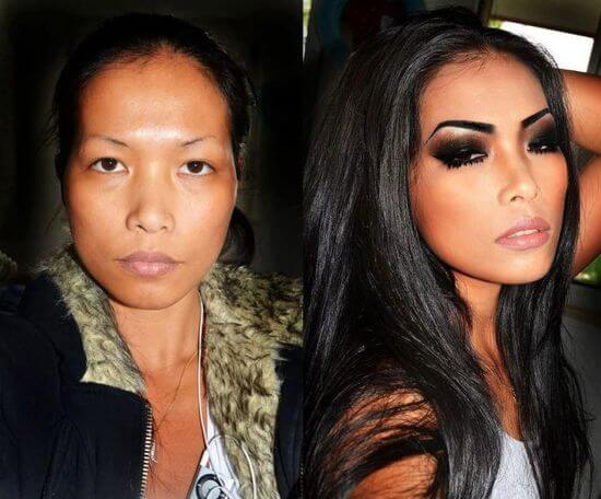 До и после макияжа реклама thumbnail