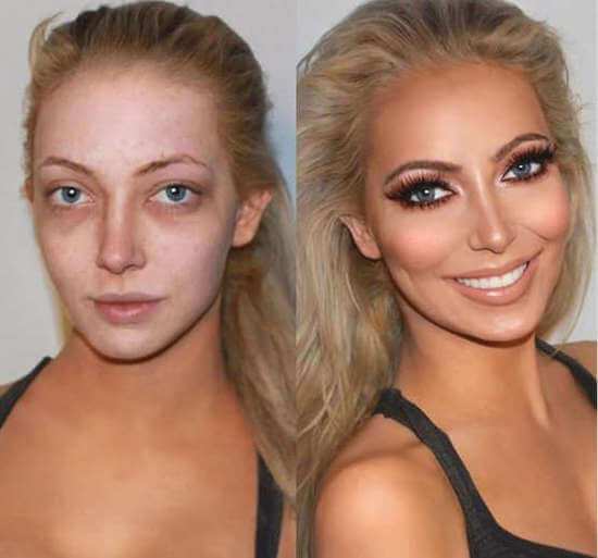 Makeup макияж до и после thumbnail