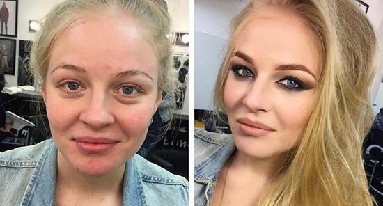 Чудо макияж до и после thumbnail