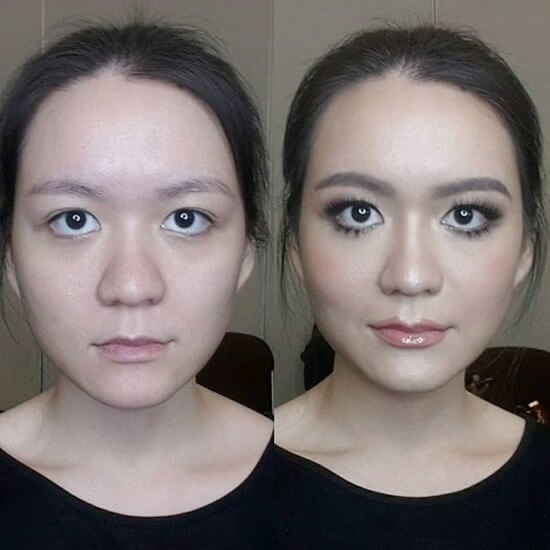 Правильный макияж до и после thumbnail