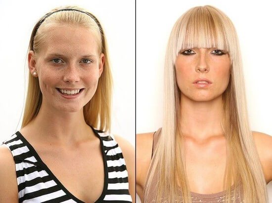 женщины без макияжа фото до и после