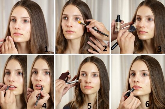 Как сделать легкий макияж в домашних условиях пошагово, 35+ фото