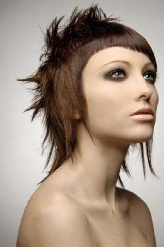 Креативные стрижки женские фото на средние волосы с челкой женские