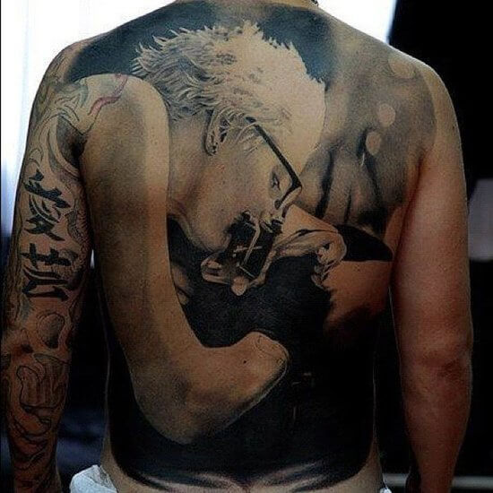 Татуировки мужские на спине со смыслом фото