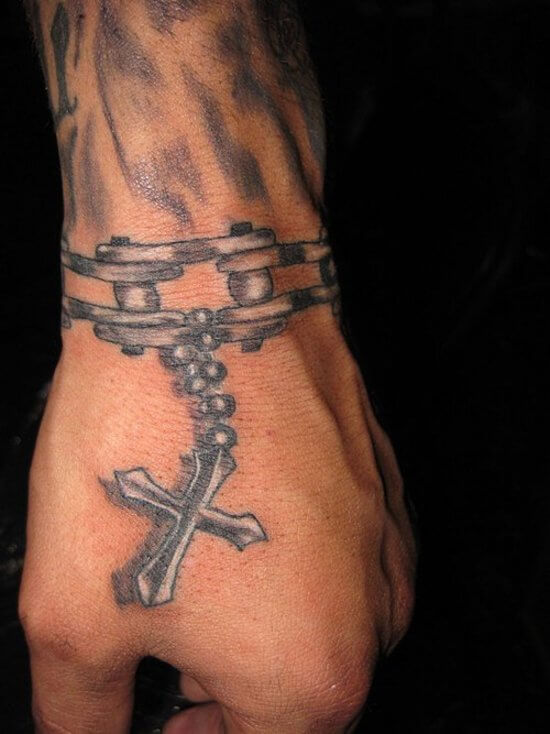 Татуировка крест на запястье мужские
