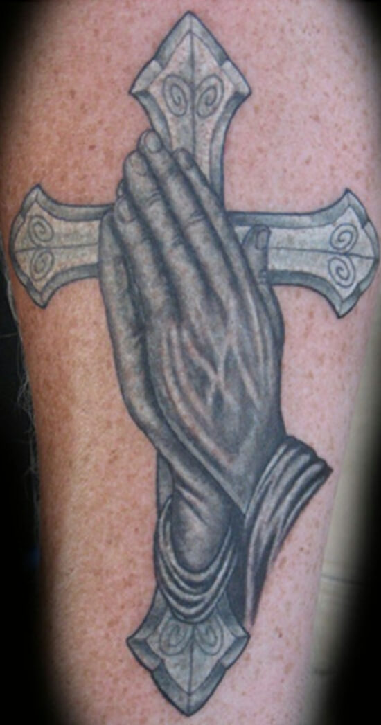 Тату крест на руке значение у мужчин