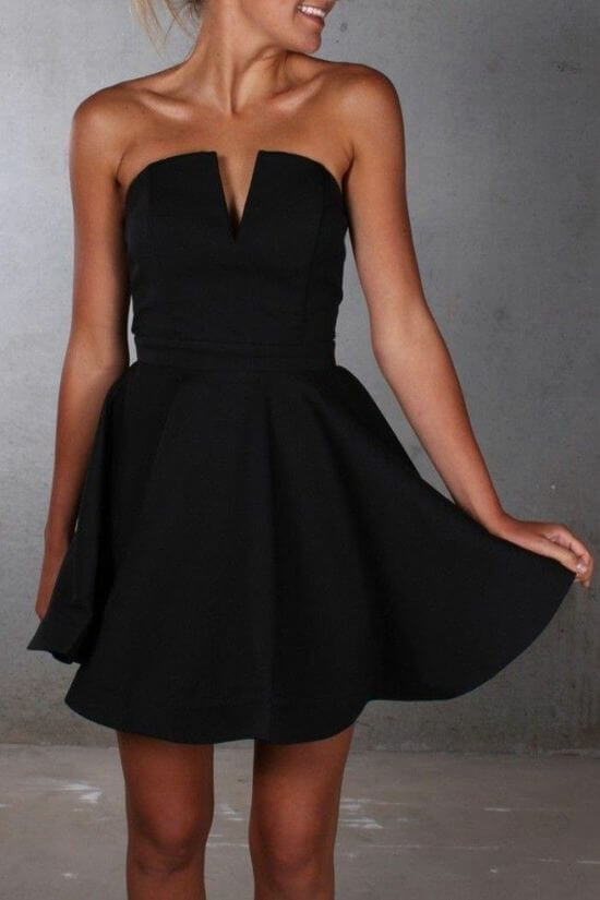 Фото чёрных маленьких платьев