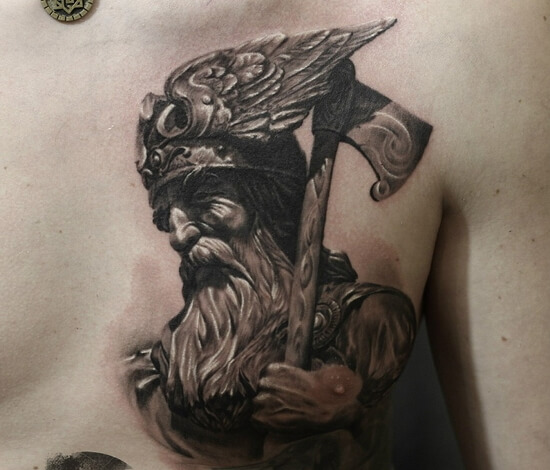 скандинавские татуировки для мужчин