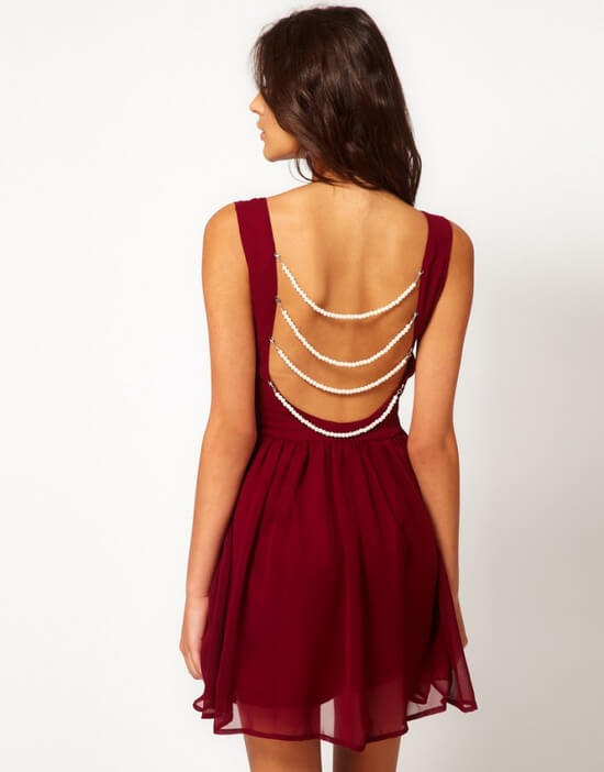 Платье с открытой спиной фото
