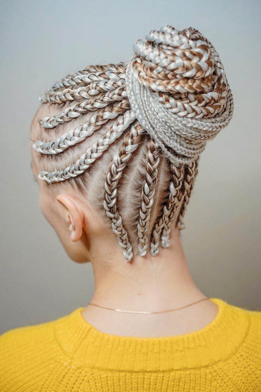 Плетение кос с канекалоном